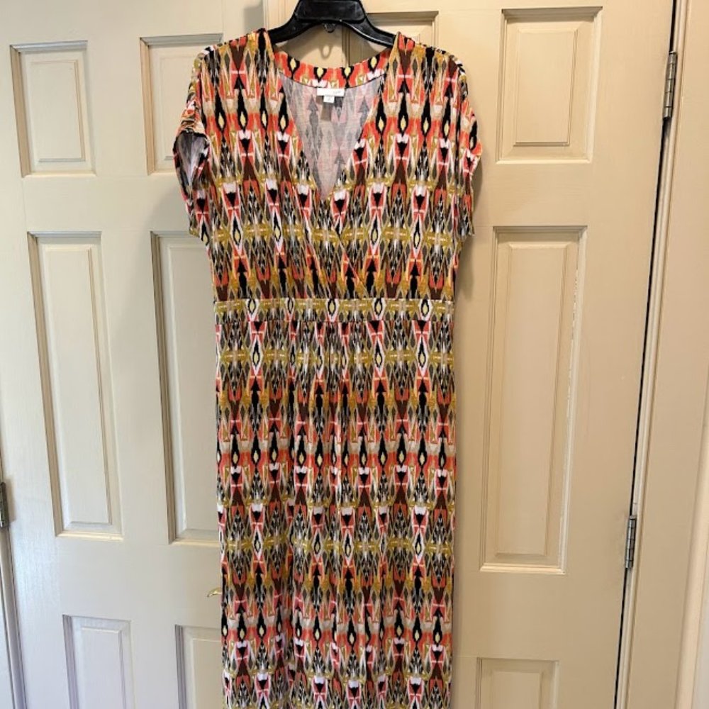 Women's J.Jill Maxi Dress, Size Medium